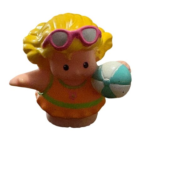 Fisher Price Little People Beach-Themed Figures Set Of 3 - Picture 3 of 5